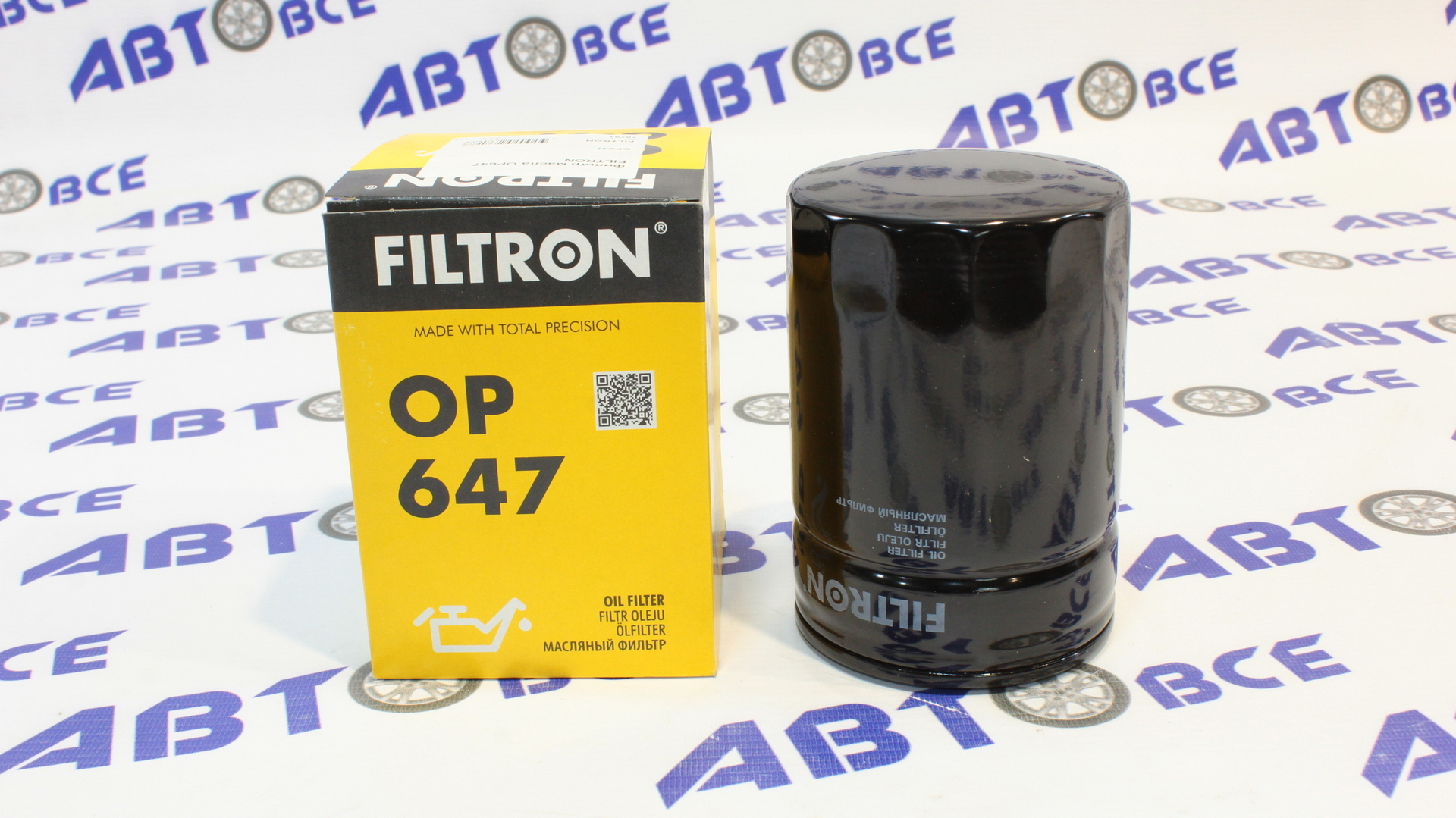 Фильтр масла OP647 FILTRON